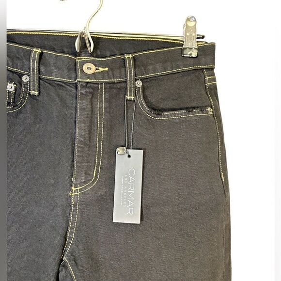 Carmar Marina Navy Blue Jeans Stretch Straight Leg Size 27 - Picture 5 of 7